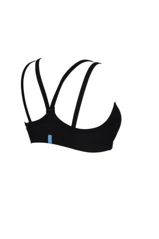 WOMENS BRA TOP SOLID/BLACK FITNESS BÜSTİYERİ