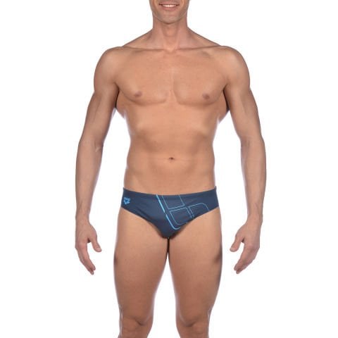 M ESSENTIALS BRIEF ERKEK YÜZÜCÜ MAYOSU  /SHARK-TURQUOISE