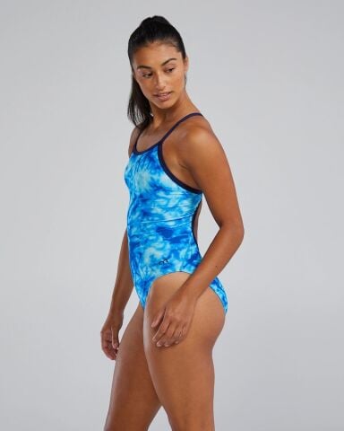 TYR Women's Diamondfit Swimsuit - Azultec Kadın Mayosu
