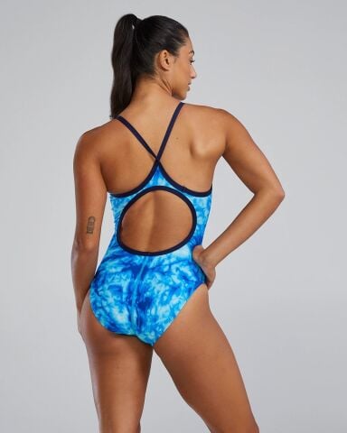 TYR Women's Diamondfit Swimsuit - Azultec Kadın Mayosu