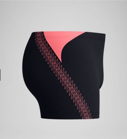 Speedo Men's HyperBoom Splice Aquashort Black/Coral