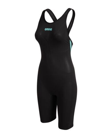 POWERSKIN AIR3 OB Black Teal Kadın Yarış Mayosu