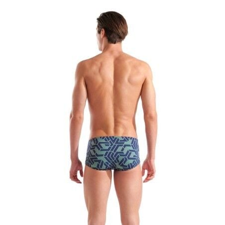 MEN'S ARENA ESCAPE SWIM LOW WAIST SHORT/BLUE GREEN