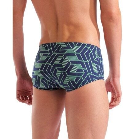MEN'S ARENA ESCAPE SWIM LOW WAIST SHORT/BLUE GREEN