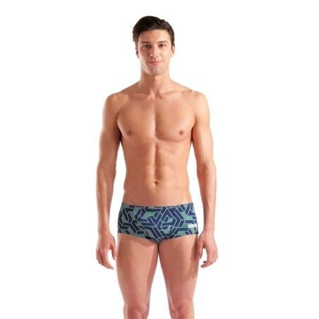 MEN'S ARENA ESCAPE SWIM LOW WAIST SHORT/BLUE GREEN