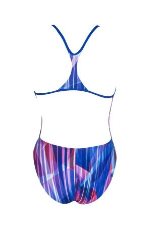 W SHADING PRISM BOOSTER BACK KADIN YÜZÜCÜ MAYOSU / NEON BLUE-MULTI ( F34/14-15 YAŞ KARŞILIĞIDIR.)