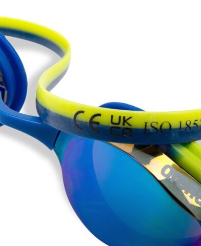 Python Junior Mirror Blue Blue Lime (6-12 yaş) Çocuk Gözlüğü
